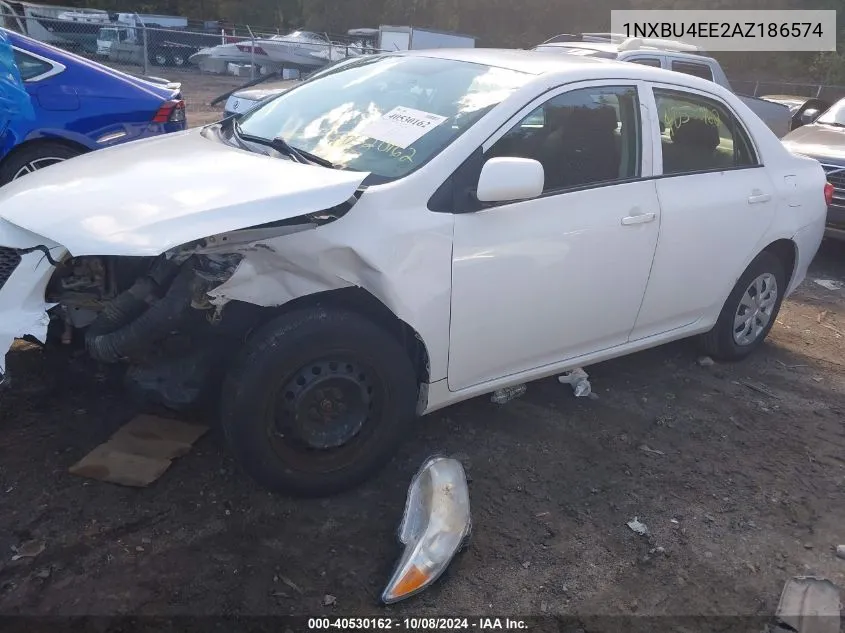 1NXBU4EE2AZ186574 2010 Toyota Corolla Le