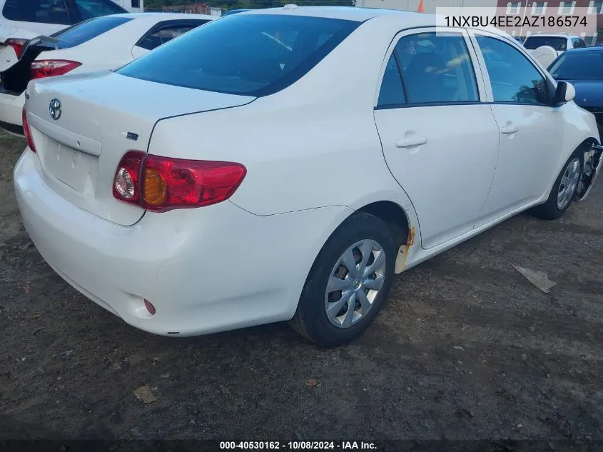 2010 Toyota Corolla Le VIN: 1NXBU4EE2AZ186574 Lot: 40530162