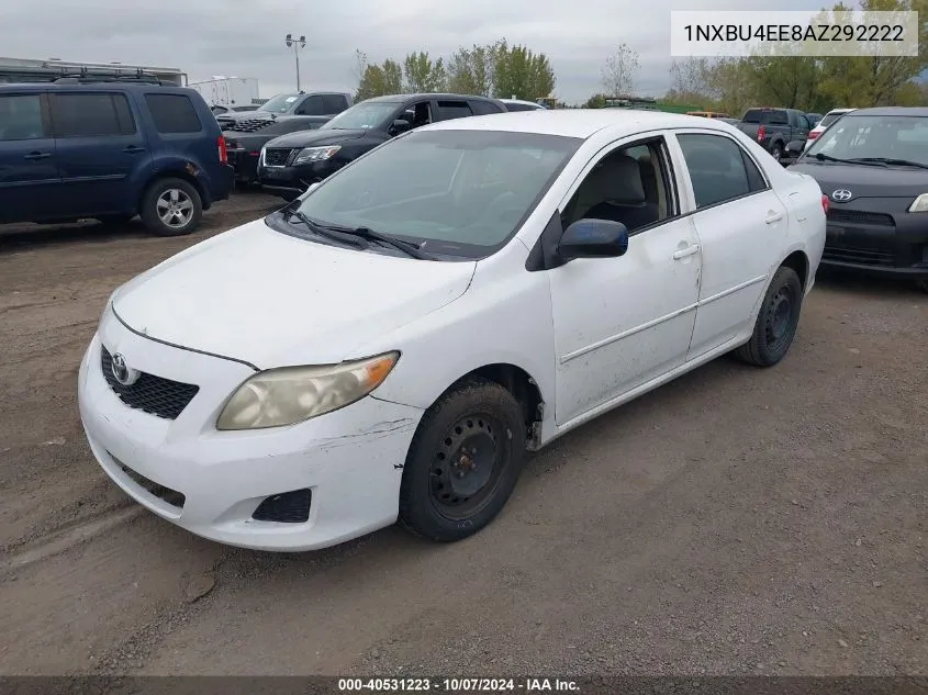 2010 Toyota Corolla Le VIN: 1NXBU4EE8AZ292222 Lot: 40531223