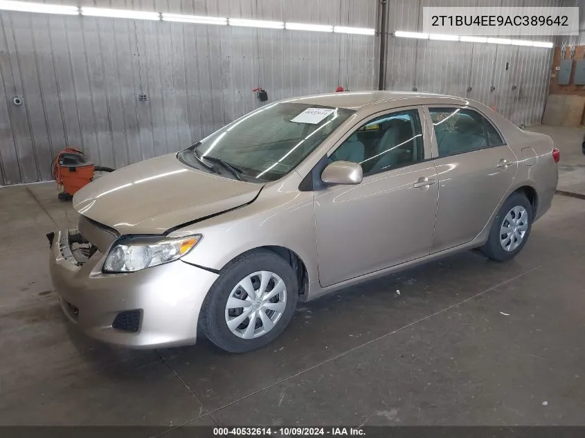 2010 Toyota Corolla S/Le/Xle VIN: 2T1BU4EE9AC389642 Lot: 40532614