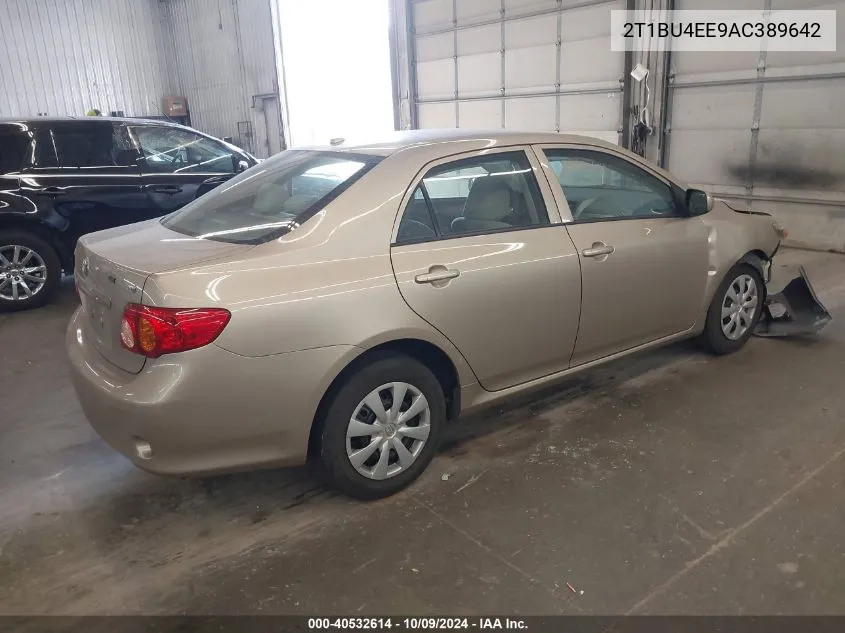 2010 Toyota Corolla S/Le/Xle VIN: 2T1BU4EE9AC389642 Lot: 40532614