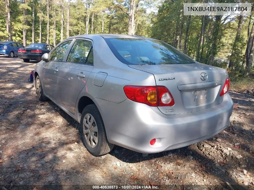 2010 Toyota Corolla Le VIN: 1NXBU4EE9AZ187804 Lot: 40538573