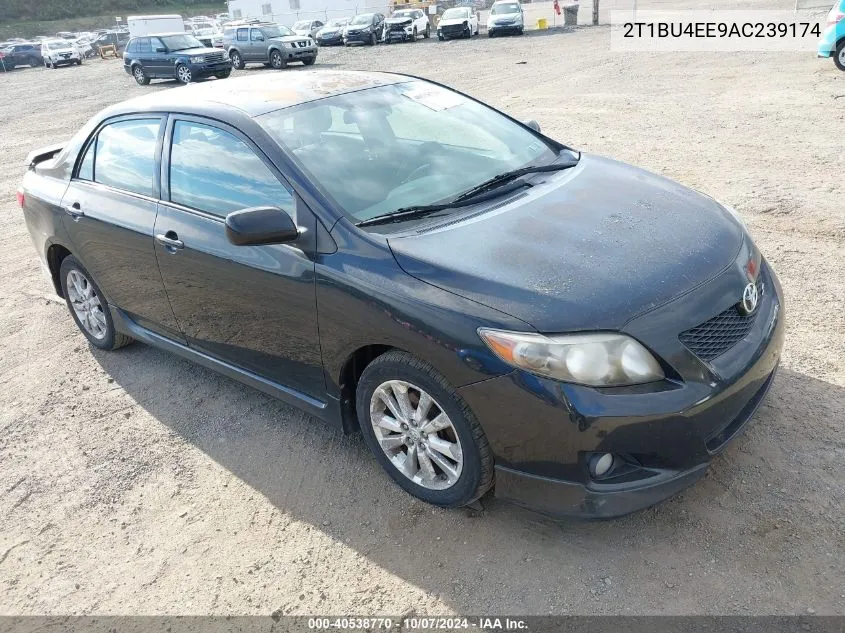 2010 Toyota Corolla S VIN: 2T1BU4EE9AC239174 Lot: 40538770