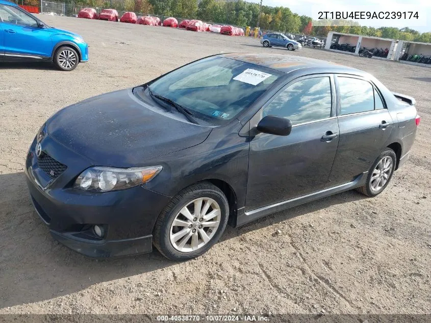 2010 Toyota Corolla S VIN: 2T1BU4EE9AC239174 Lot: 40538770