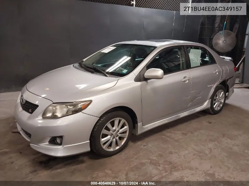 2T1BU4EE0AC349157 2010 Toyota Corolla S