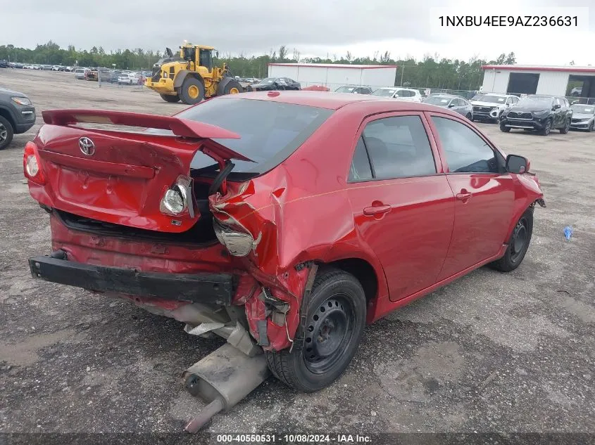 2010 Toyota Corolla Le VIN: 1NXBU4EE9AZ236631 Lot: 40550531