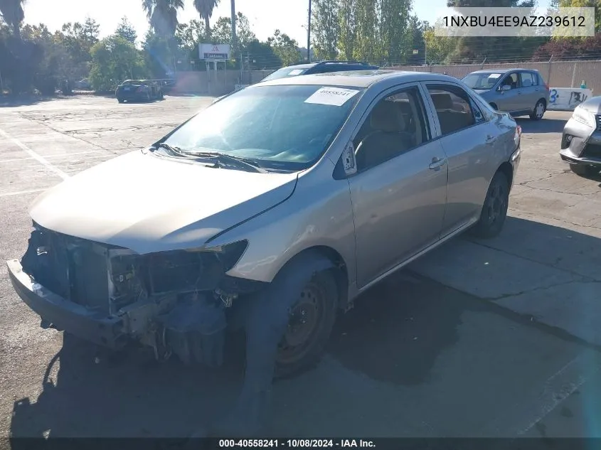 2010 Toyota Corolla Le VIN: 1NXBU4EE9AZ239612 Lot: 40558241