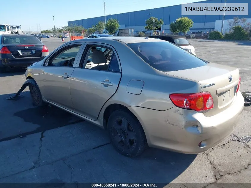 2010 Toyota Corolla Le VIN: 1NXBU4EE9AZ239612 Lot: 40558241