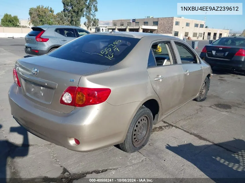 2010 Toyota Corolla Le VIN: 1NXBU4EE9AZ239612 Lot: 40558241