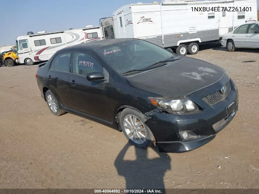 2010 Toyota Corolla S VIN: 1NXBU4EE7AZ261401 Lot: 40564892