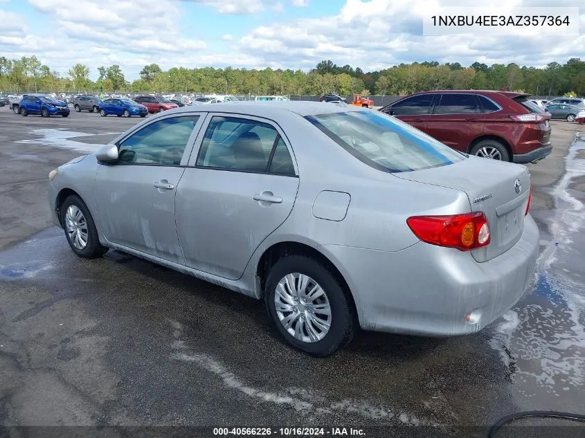 2010 Toyota Corolla Le VIN: 1NXBU4EE3AZ357364 Lot: 40566226