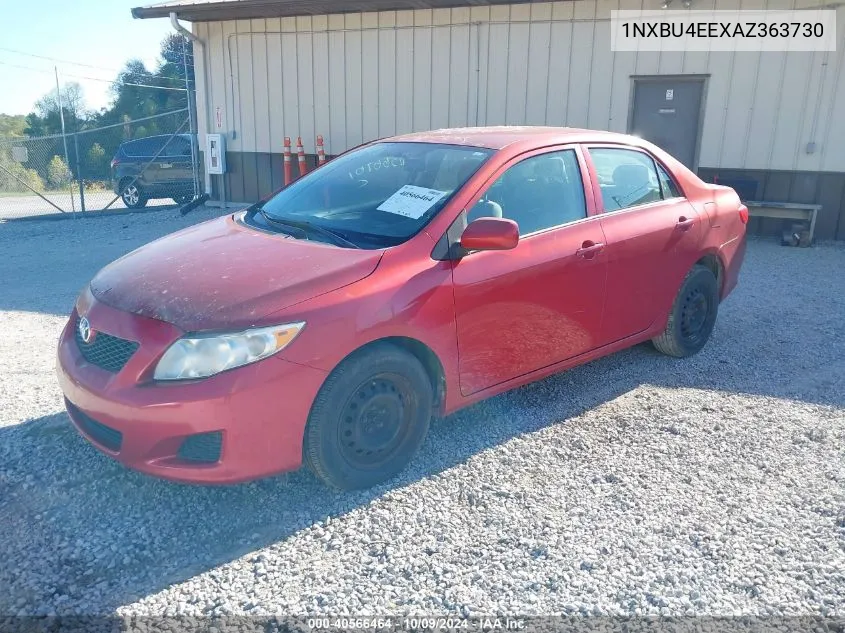 1NXBU4EEXAZ363730 2010 Toyota Corolla Le