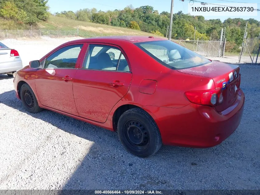 1NXBU4EEXAZ363730 2010 Toyota Corolla Le