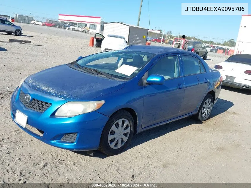 2010 Toyota Corolla Le VIN: JTDBU4EEXA9095706 Lot: 40570626