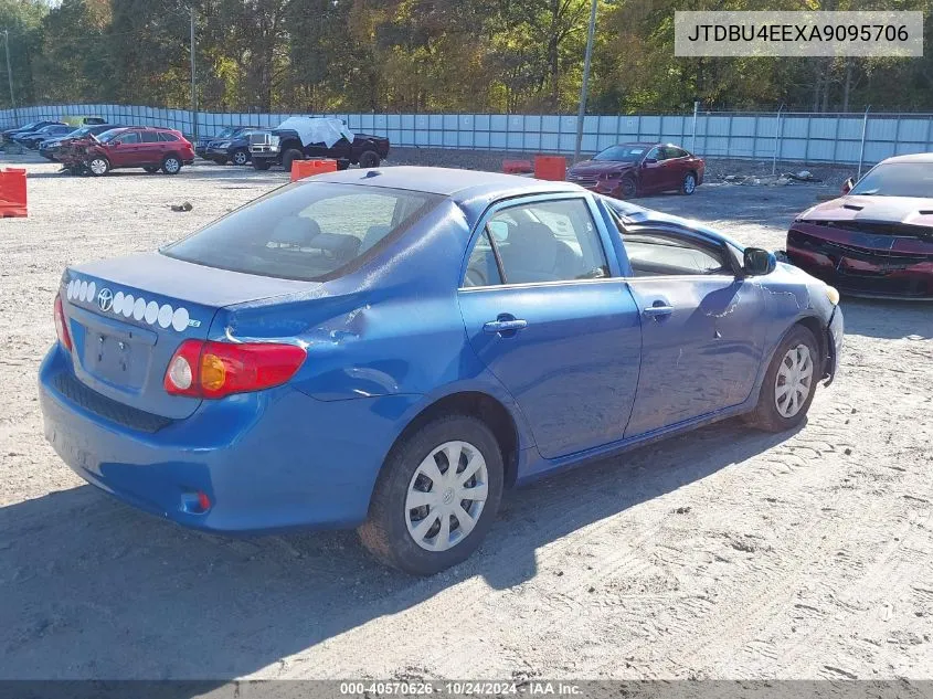 2010 Toyota Corolla Le VIN: JTDBU4EEXA9095706 Lot: 40570626