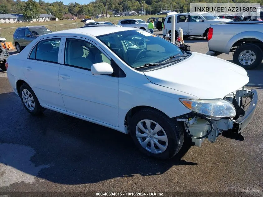 2010 Toyota Corolla Le VIN: 1NXBU4EE1AZ218852 Lot: 40604515