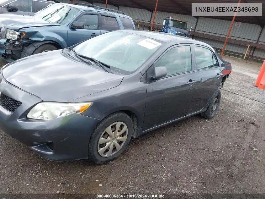 1NXBU4EEXAZ348693 2010 Toyota Corolla Le