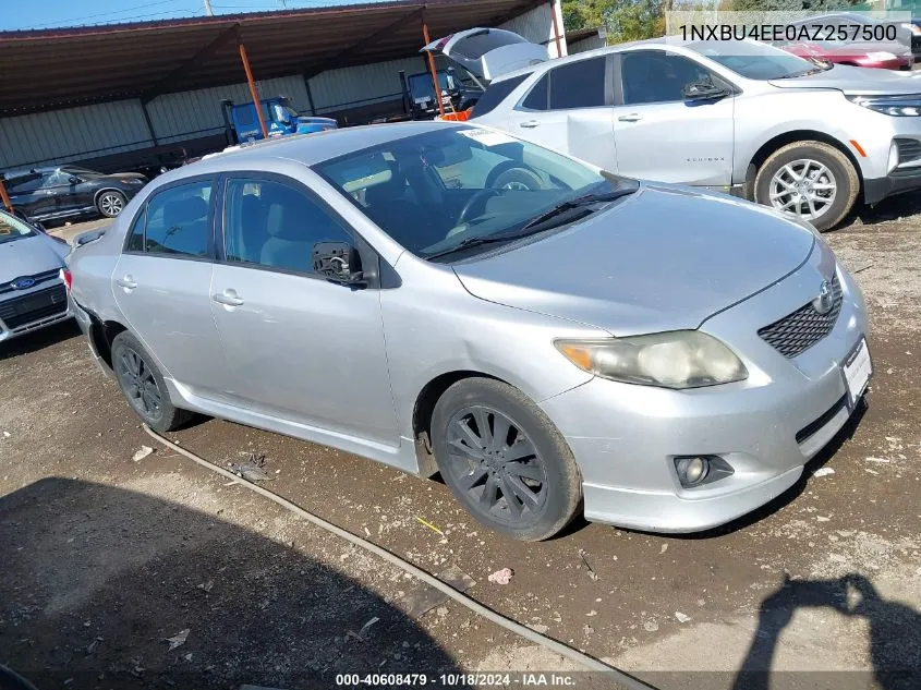 2010 Toyota Corolla S VIN: 1NXBU4EE0AZ257500 Lot: 40608479