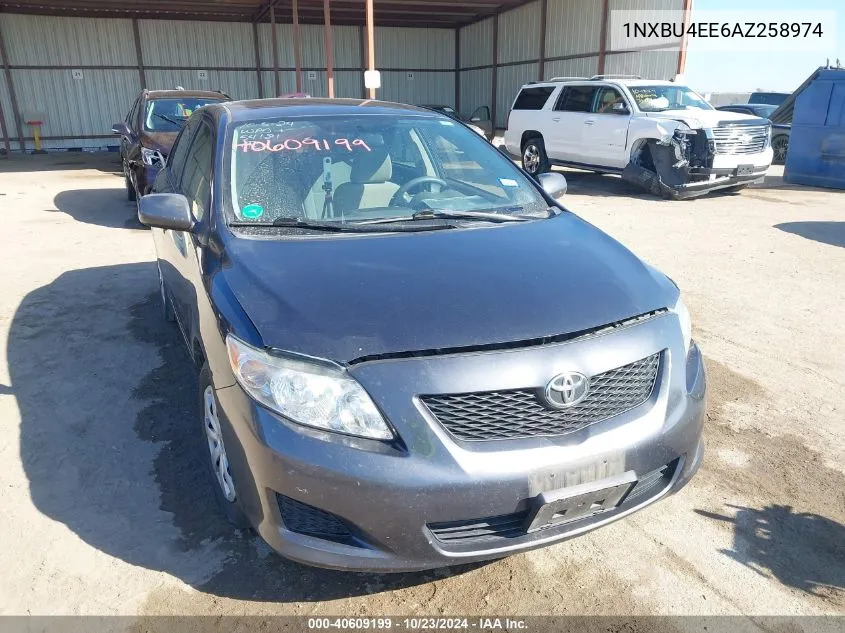 1NXBU4EE6AZ258974 2010 Toyota Corolla Le