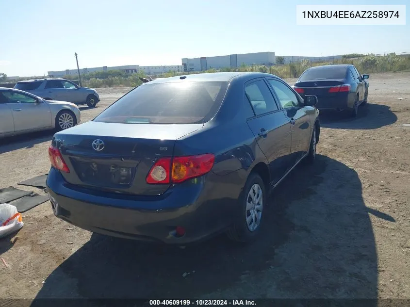 1NXBU4EE6AZ258974 2010 Toyota Corolla Le