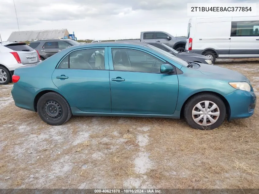 2010 Toyota Corolla Le VIN: 2T1BU4EE8AC377854 Lot: 40621870