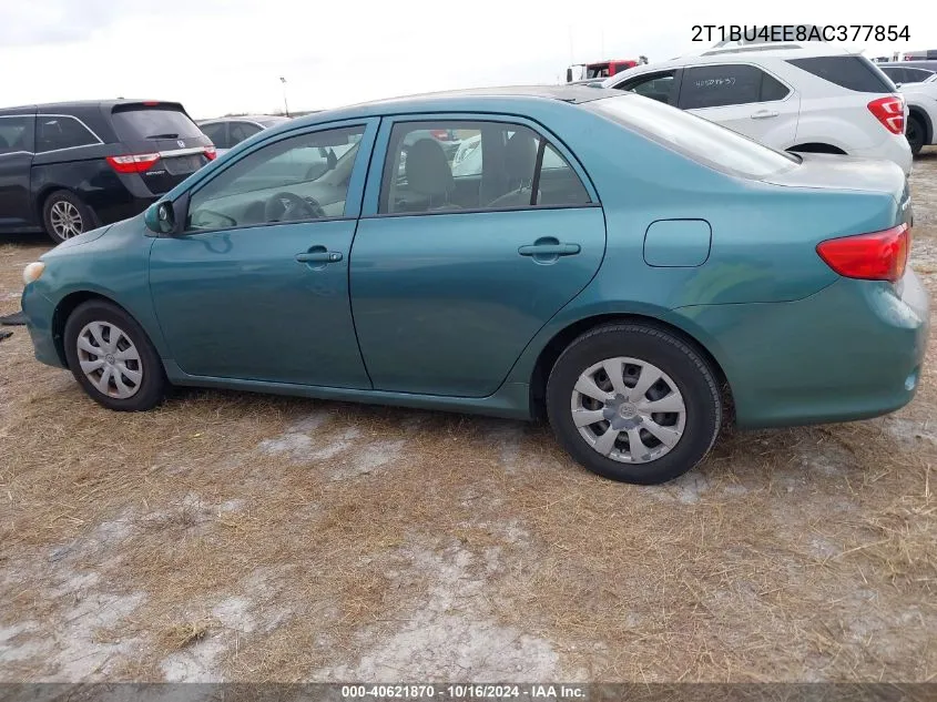 2010 Toyota Corolla Le VIN: 2T1BU4EE8AC377854 Lot: 40621870