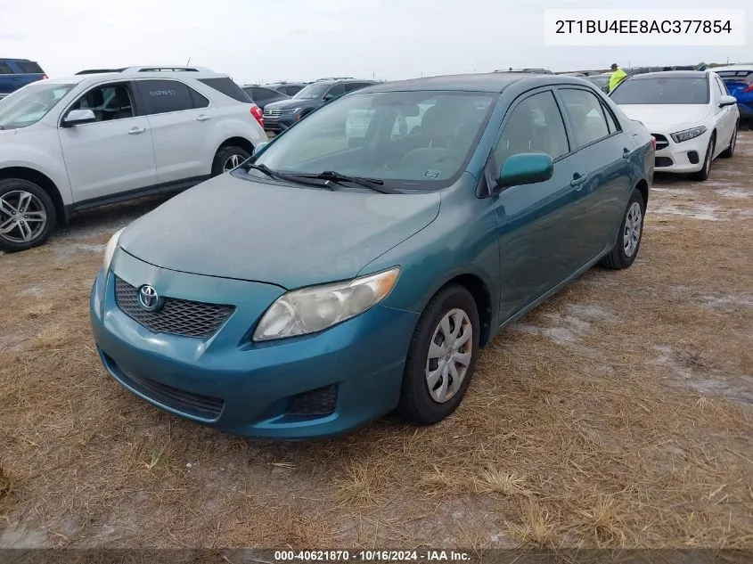 2010 Toyota Corolla Le VIN: 2T1BU4EE8AC377854 Lot: 40621870