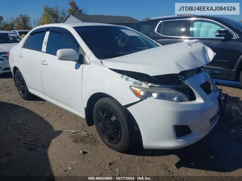 2010 Toyota Corolla Le VIN: JTDBU4EEXAJ084526 Lot: 40633680