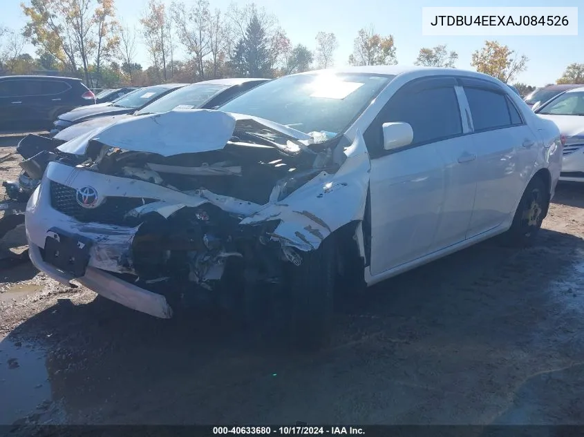 2010 Toyota Corolla Le VIN: JTDBU4EEXAJ084526 Lot: 40633680