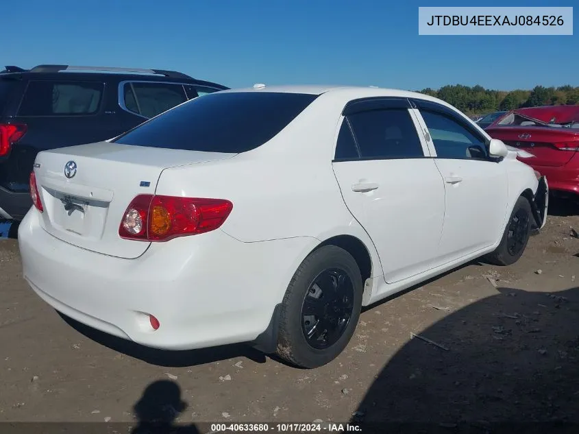 2010 Toyota Corolla Le VIN: JTDBU4EEXAJ084526 Lot: 40633680