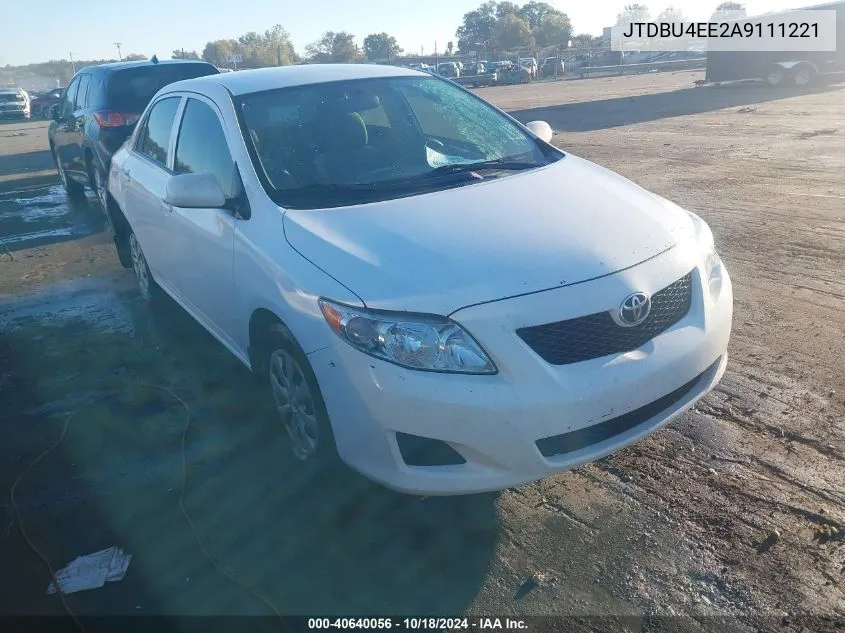 2010 Toyota Corolla Le VIN: JTDBU4EE2A9111221 Lot: 40640056