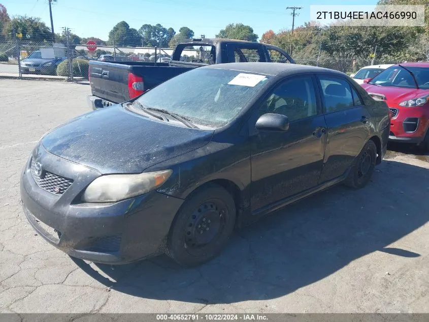 2010 Toyota Corolla S VIN: 2T1BU4EE1AC466990 Lot: 40652791