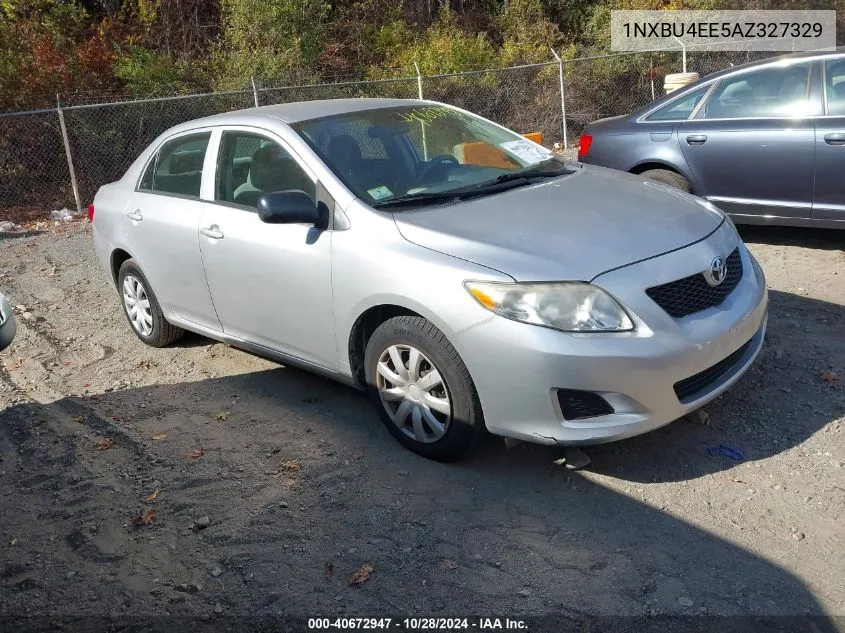 2010 Toyota Corolla Le VIN: 1NXBU4EE5AZ327329 Lot: 40672947