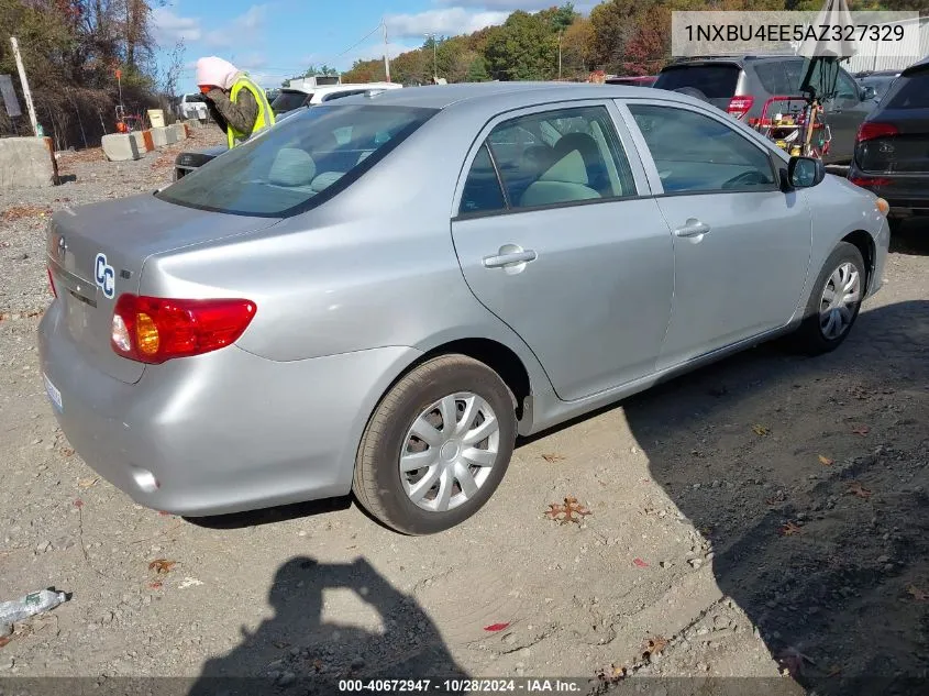 2010 Toyota Corolla Le VIN: 1NXBU4EE5AZ327329 Lot: 40672947