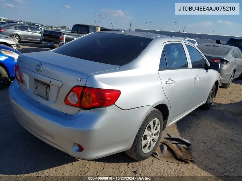 2010 Toyota Corolla Le VIN: JTDBU4EE4AJ075210 Lot: 40688816