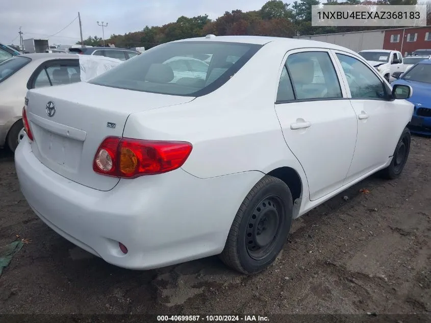 2010 Toyota Corolla Le VIN: 1NXBU4EEXAZ368183 Lot: 40699587