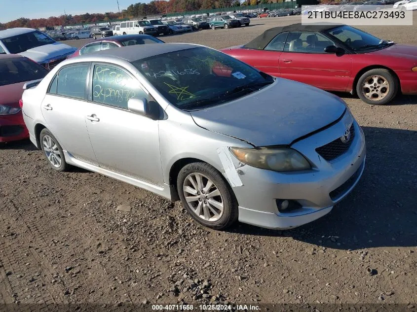 2010 Toyota Corolla S VIN: 2T1BU4EE8AC273493 Lot: 40711658