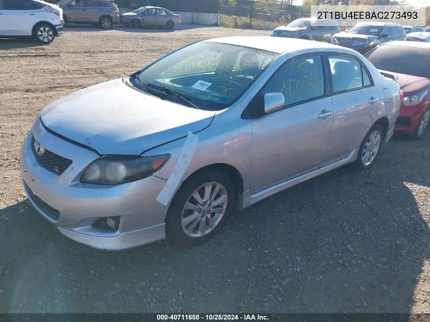 2010 Toyota Corolla S VIN: 2T1BU4EE8AC273493 Lot: 40711658