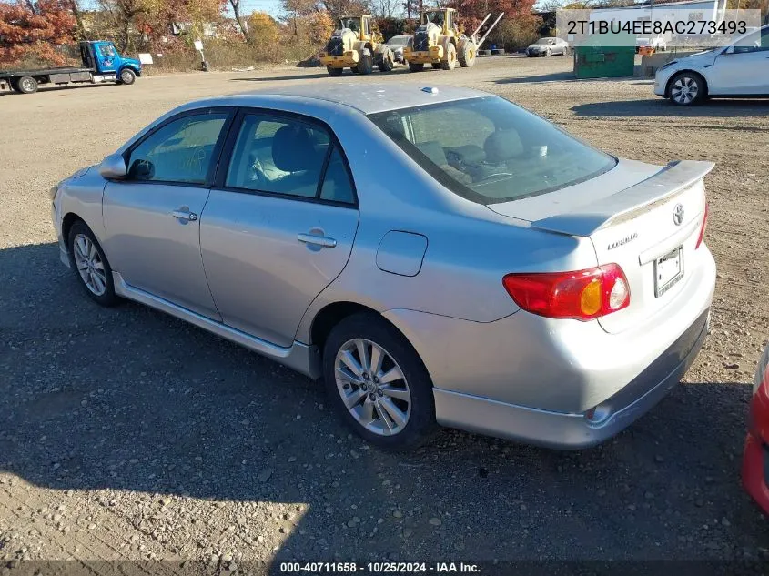 2010 Toyota Corolla S VIN: 2T1BU4EE8AC273493 Lot: 40711658