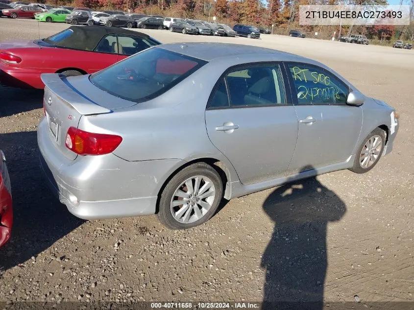 2010 Toyota Corolla S VIN: 2T1BU4EE8AC273493 Lot: 40711658