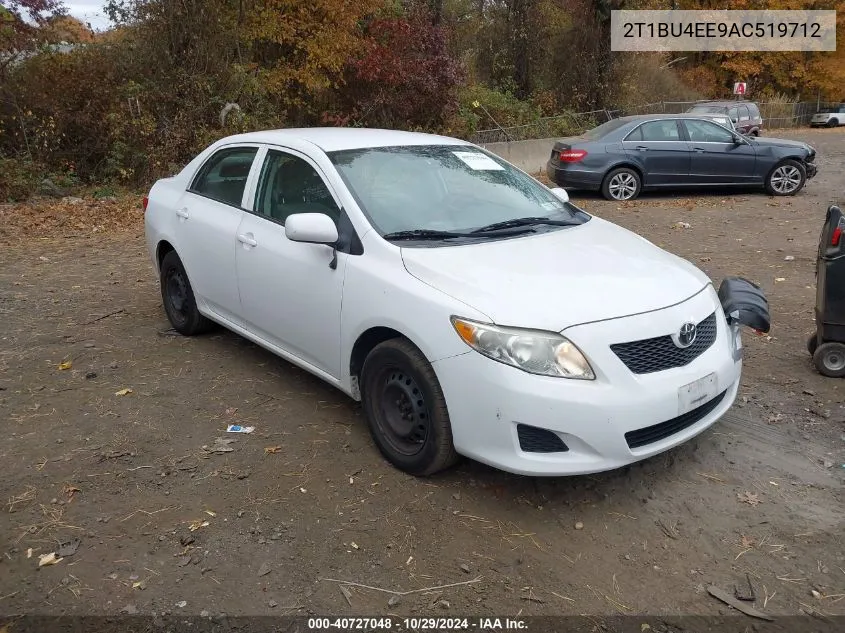 2010 Toyota Corolla Le VIN: 2T1BU4EE9AC519712 Lot: 40727048