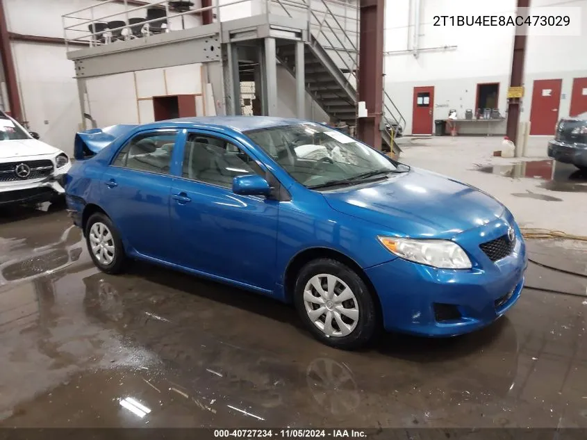 2010 Toyota Corolla Le VIN: 2T1BU4EE8AC473029 Lot: 40727234