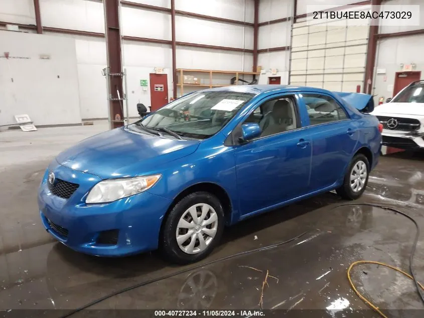 2010 Toyota Corolla Le VIN: 2T1BU4EE8AC473029 Lot: 40727234