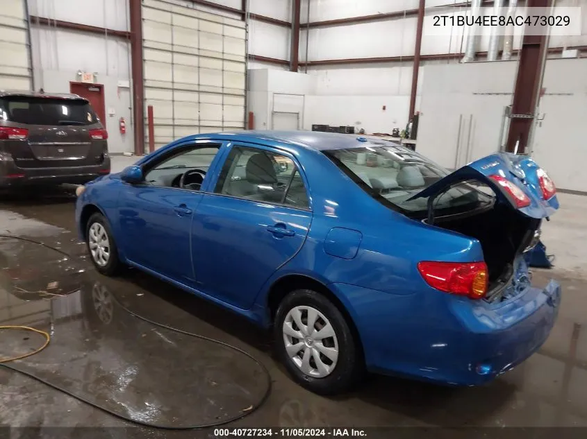 2010 Toyota Corolla Le VIN: 2T1BU4EE8AC473029 Lot: 40727234