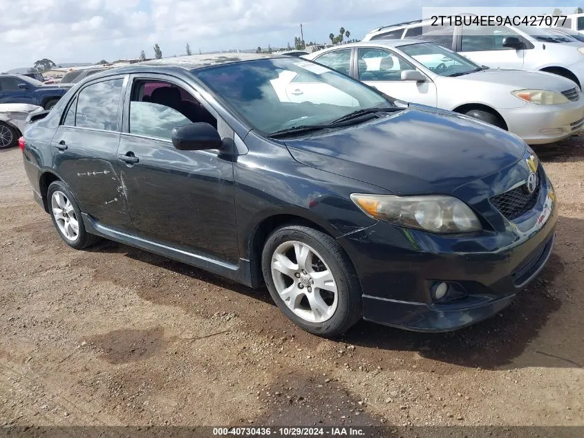 2010 Toyota Corolla S VIN: 2T1BU4EE9AC427077 Lot: 40730436