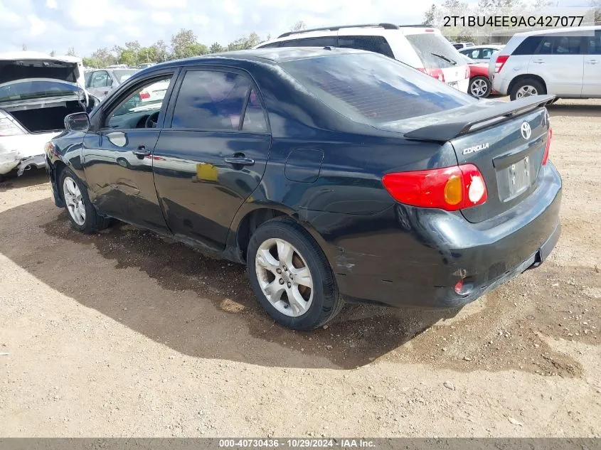 2010 Toyota Corolla S VIN: 2T1BU4EE9AC427077 Lot: 40730436