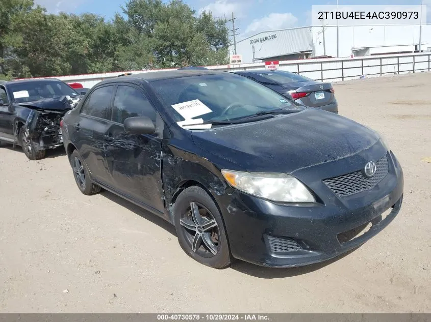 2010 Toyota Corolla Le VIN: 2T1BU4EE4AC390973 Lot: 40730578