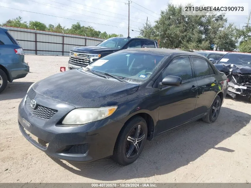 2010 Toyota Corolla Le VIN: 2T1BU4EE4AC390973 Lot: 40730578