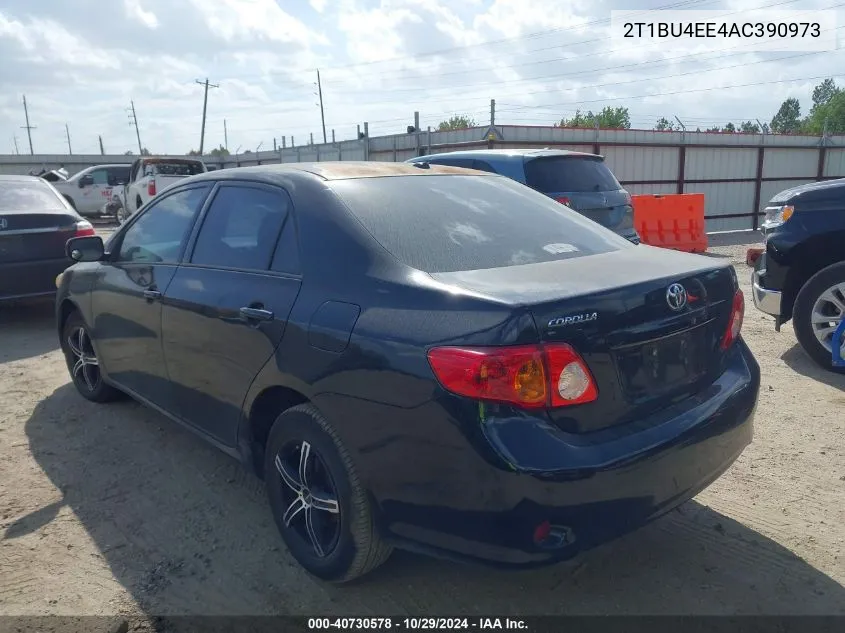 2010 Toyota Corolla Le VIN: 2T1BU4EE4AC390973 Lot: 40730578