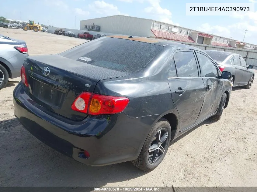 2010 Toyota Corolla Le VIN: 2T1BU4EE4AC390973 Lot: 40730578